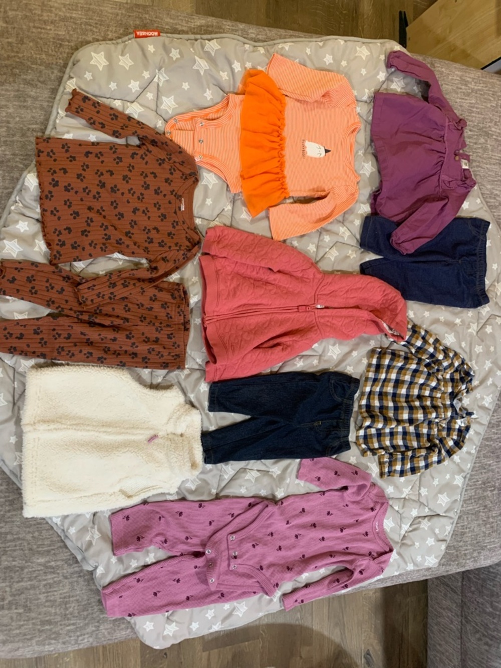 Baby Girl 6-9 Months 11 Piece Fall/Winter Bundle - Picture 2 of 3